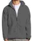 Embroidered full zip fleece